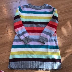 GAP Multicolor Striped Kids Casual Dress